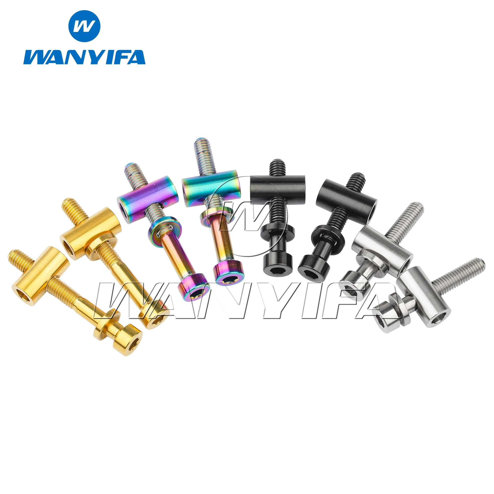 Wanyifa Titanschraube M5 x 30/40 mm Schrauben + Muttern für Thomson Sattelstütze MTB Rennrad Sattelstütze Sattel fest