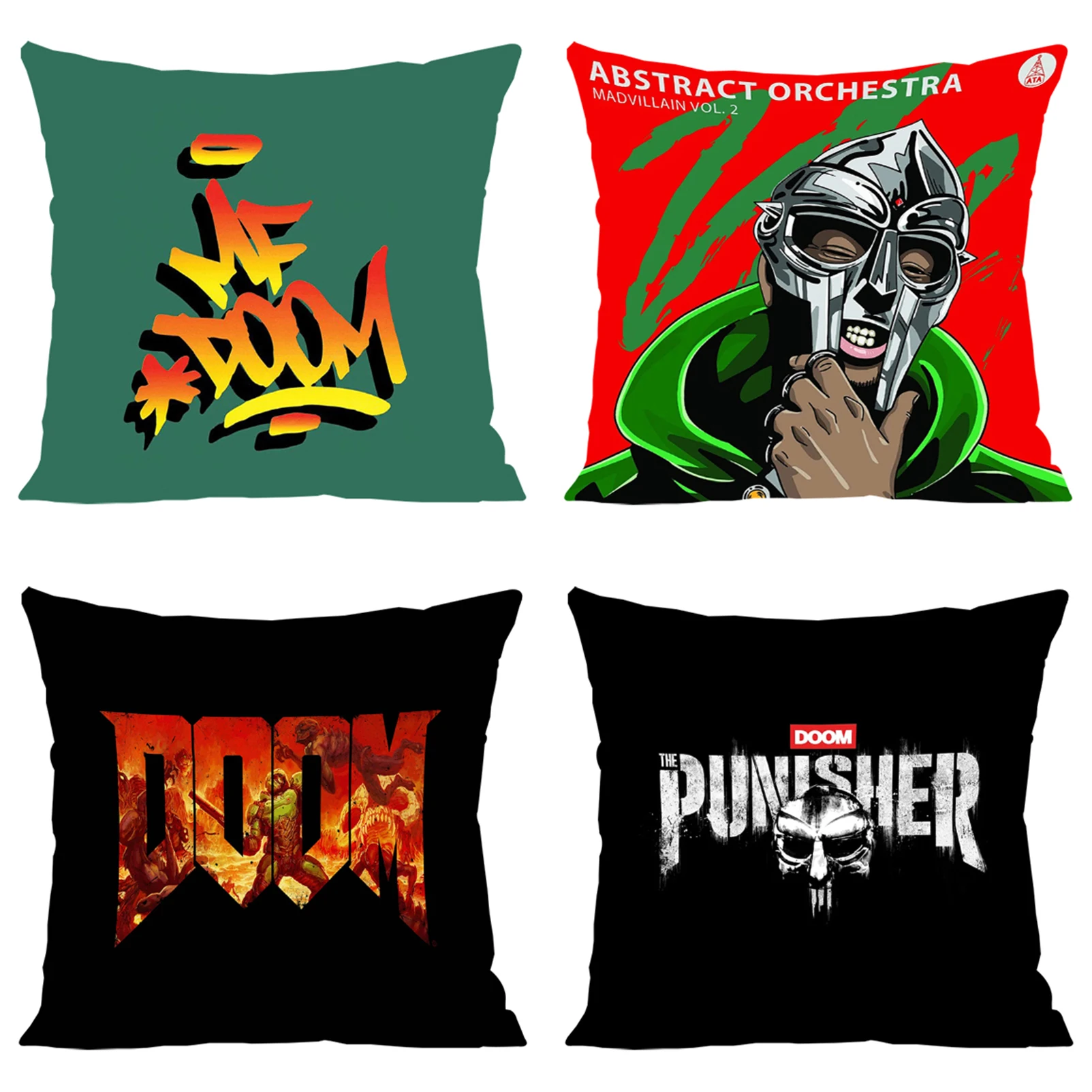 

Cushion Covers for Decorative Cushions MF DOOM Cover for Living Room Cushions Pillow Cover 45x45 Pillowcase 40x40 Home Decor