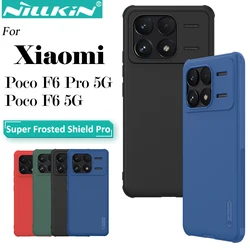 Nillkin for Xiaomi Poco F6 Pro Poco F6 Super Frosted Shield Pro Ultra Thin Matte TPU + PC Anti Fingerprint Shockproof Phone Case