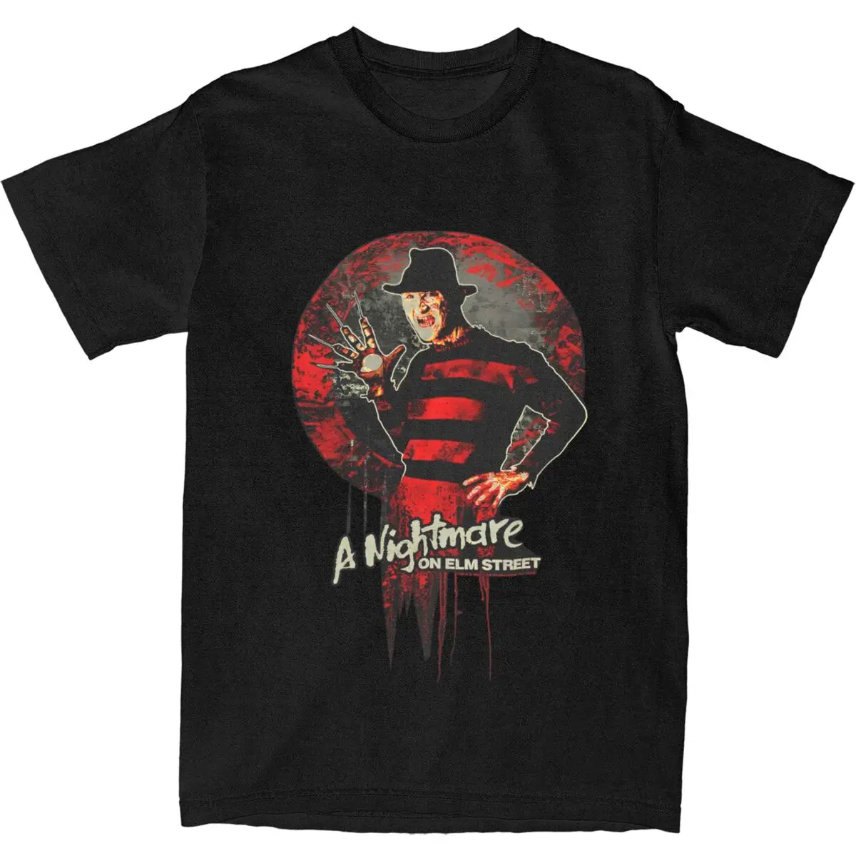 Men Women's T-Shirt Elm Street Nightmare T-Shirts Horror F-Freddy K-Kruger Summer Tee Shirt 100 Cotton Tops Plus Size 6XL