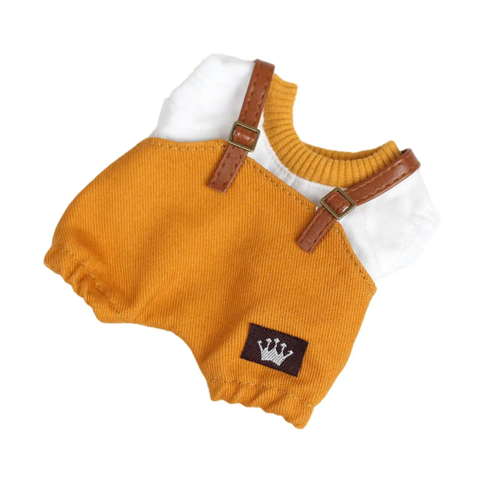 Clothing Set for 17cm Plush Dolls Featuring Cartoon Themes and Accessories