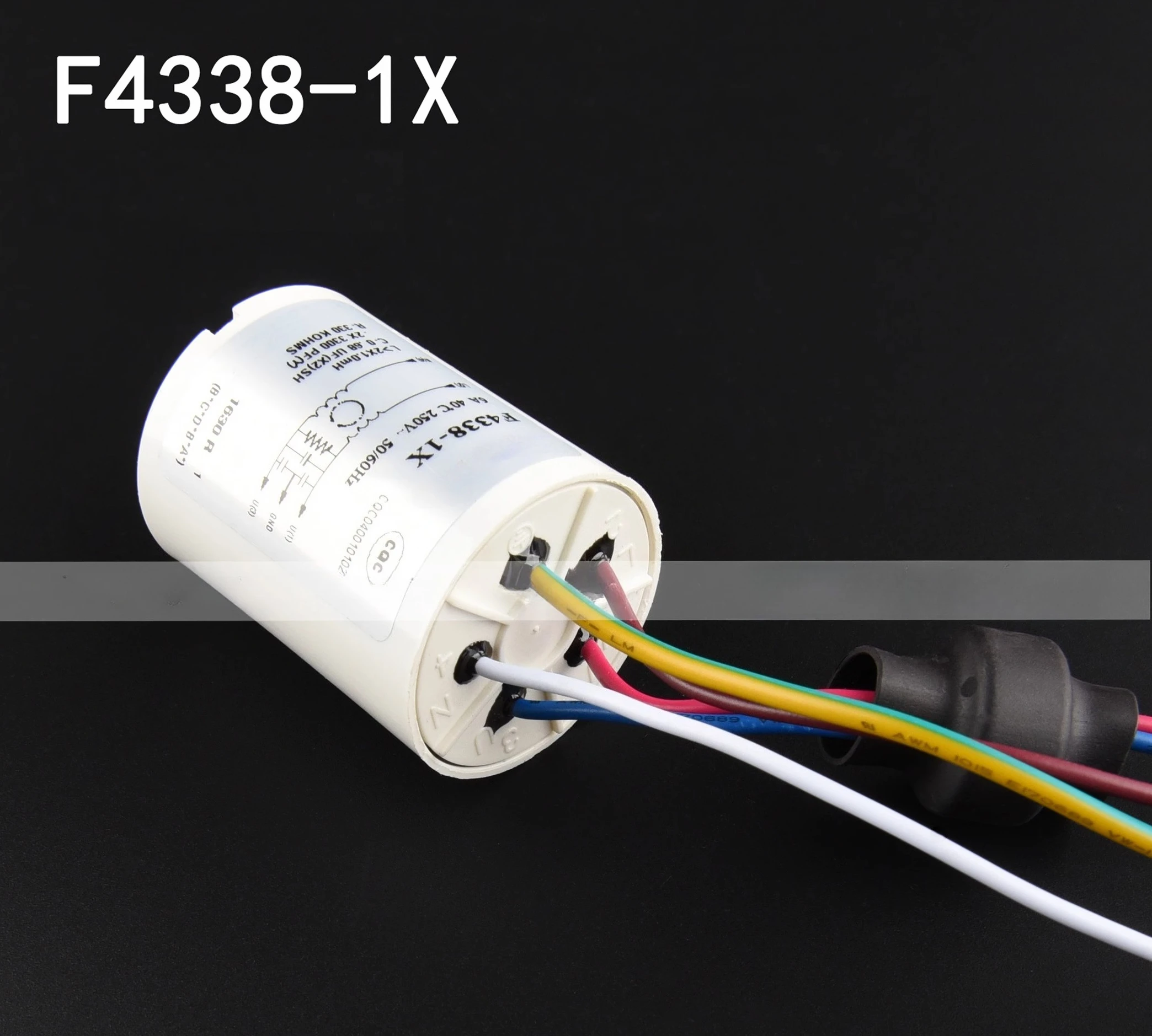 

F4338-1X F4338-1C F4338-1B Washing Machine Dryer Capacitor Filter