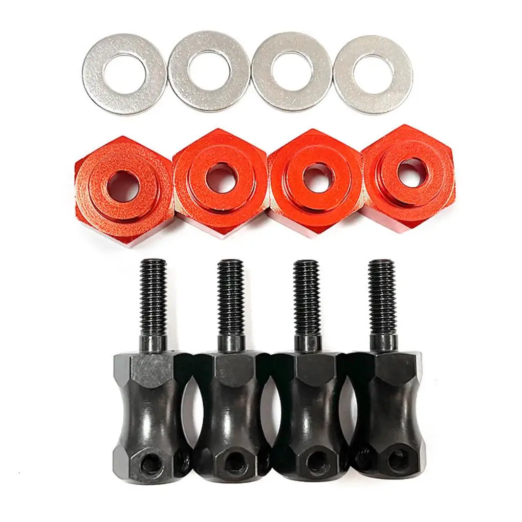 RCGOFOLLOW 1/10 Aluminum Alloy Strong Wheel Hex Mount RC Upgrade Part Adapter For LOSI Baja Rey 4WD RC Car Part