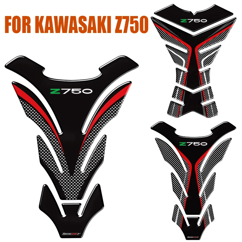 

For Kawasaki Z750 Sticker 3D Motorcycle Sticker Fuel Tank Pad Protector Cover Accessories Motorcycle Fuel Tank Decal Waterproof