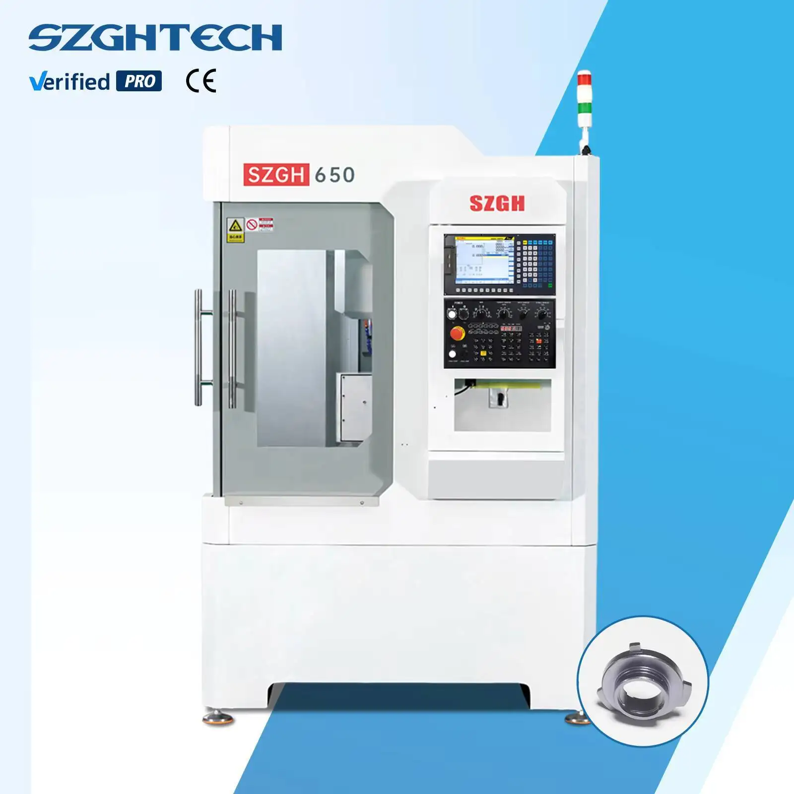 Szgh-650 4軸CNC小型立フライス盤 Vmc650 VMC 650 CNCミニ金属フライス盤