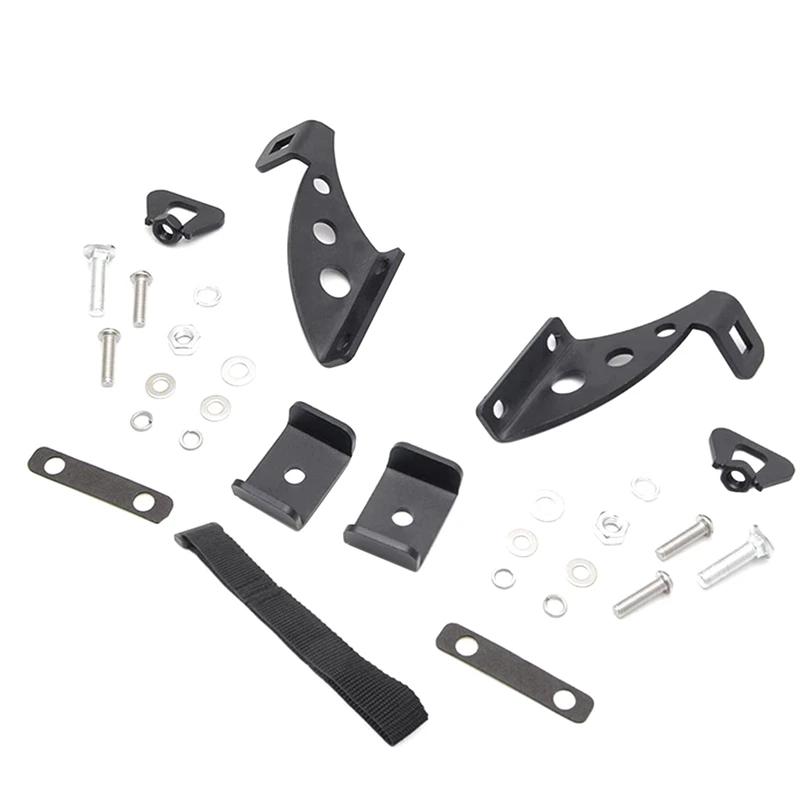 Lifting Jack Stands Hi Lift Jack Bracket Door Hinge Hood Hinge Mount Kit For 2007-2020 Wrangler JK JL JKU JLU