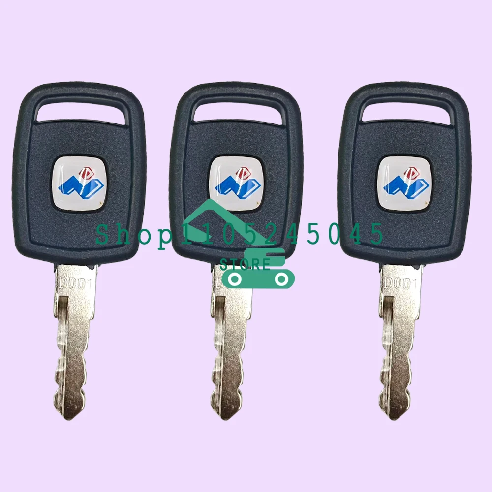 

50PCS New D001 Excavator Starting Ignition Key for SUNWARD SWE50/60/70/80/90/150/230