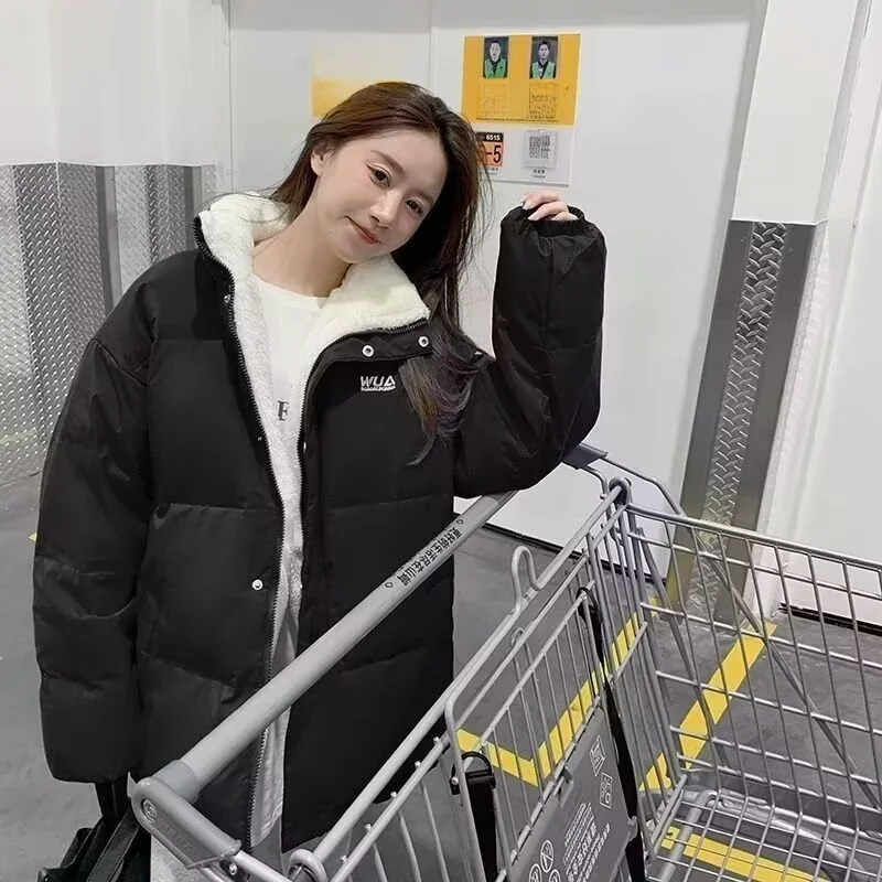 

Thiened Cotton Jaet for Men Autumn Winter Large Size 250 Pou Hooded Warmth Youth Faion Stand Fit Zipper Closure C...