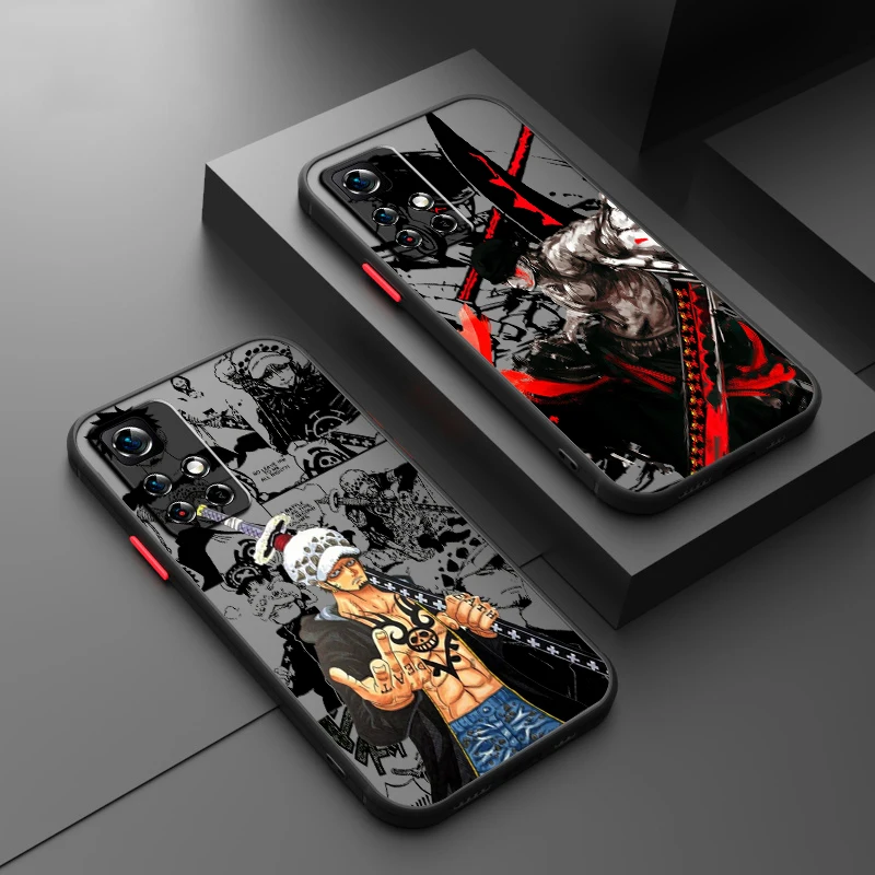 Luxury Art One P-Piece Art Frosted Translucent For Redmi Note 13 12 12S 12T 11 11T 11E 10 10S 9 Pro Plus 5G Funda Phone Case