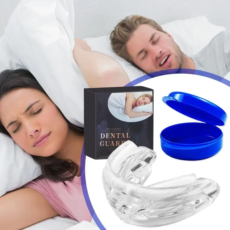 Pelindung Malam untuk Gigi Mengepalkan Tidur Pelindung Gigi Pelindung Gigitan Anti Mendengkur Mouthpiece Perlindungan Mengepalkan Gigi untuk Tidur