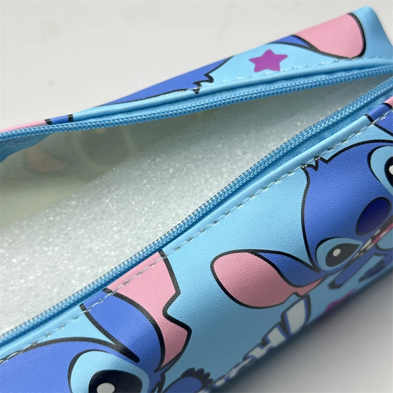 Imagem -04 - Kawaii Stitch Pencil Case para a Escola Disney Box Organizador de Papelaria Pen Bolsa Material Escolar Kids Gift 12 Pcs por Lote