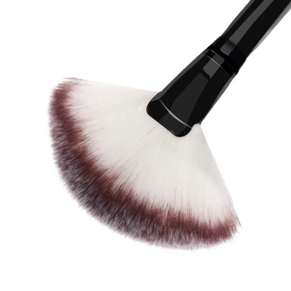 Duży pędzel do makijażu z drewnianą rączką, do różu, pudru sypkiego, podkładu, do twarzy, narzędzie kosmetyczne, duży pędzel do makijażu.