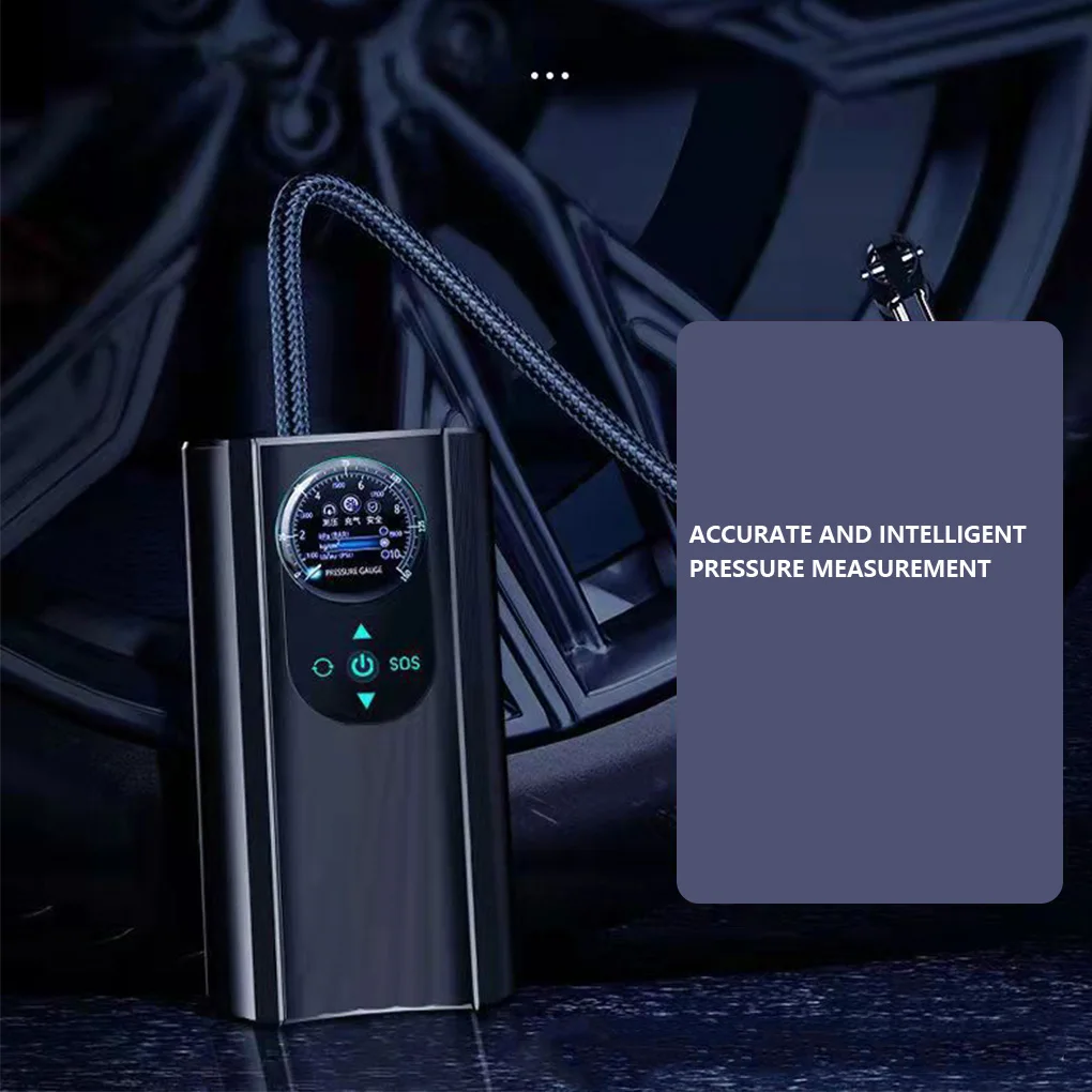 

Digital Car Wired Tyre Air Compressor Electric Inflator Mini Vehicle