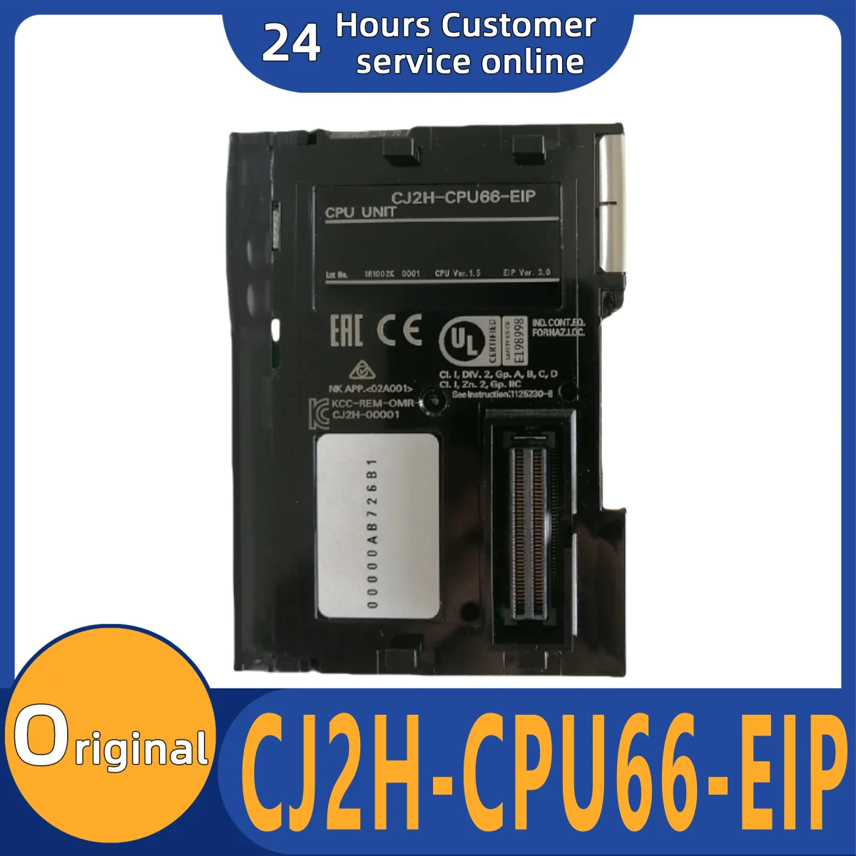 

Совершенно новый оригинальный модуль Φ CJ2H-CPU66-EIP CJ2H-CPU64-EIP CJ2H-CPU67-EIP