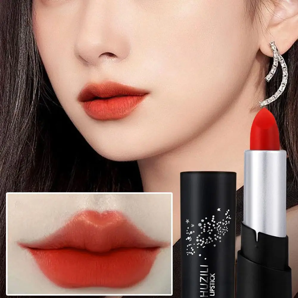 Neue matte samt Lippenstift Lip gloss lang anhaltende nicht markierende Make-up Lippenstifte kosmetische Lippe wasserdicht flüssig rot sexy nackt r5f3