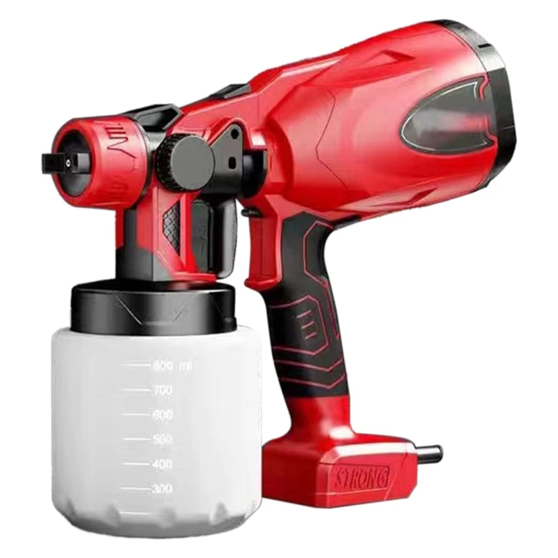 

Electric Paint Spray Gun Latex Paint Sprayer Small Lithium Battery Artifact Paint Spray Gun Paint Spray Gun US Plug