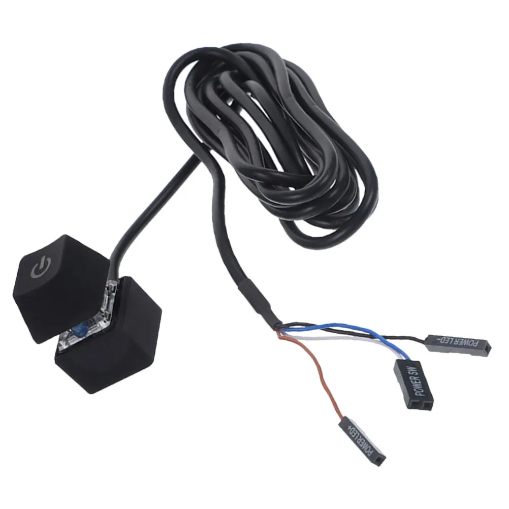 

Power Button Extension Cable 5M PC Desktop Gaming Power Supply Accessories Long Flexible Durable Small Design Easy Access