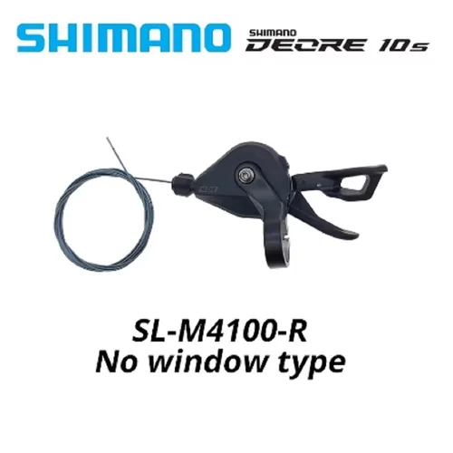 Imagen 2 del producto Shimano Deore M4100 1x10S RAPIDFIRE PLUS Shifting Lever Clamp Band 10 Speed SL-M4100 Shifter Lever Bicycle Switch 10V 10S