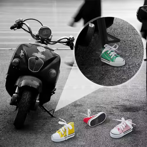Motorcycle Side Stand Creative Tripod Cover Mini Shoe Bicycle Foot Support Motor Bike Kickstand 7.5cm Decor Moto Parts - Image 4