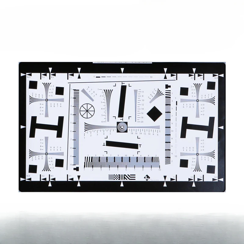 Resolution Test Card Lens SFR Resolution MTF Clarity Test Icon Fixing Board