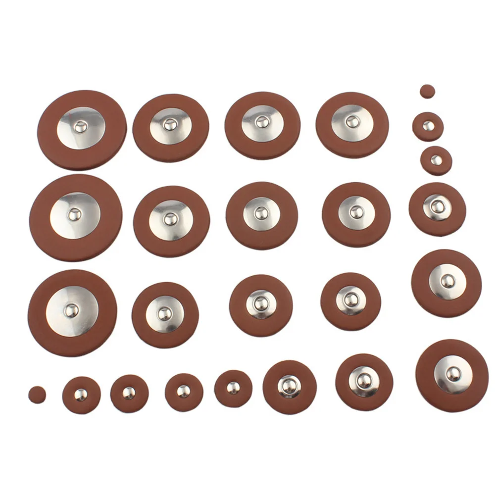 

28Pcs Saxophone Pads Set High-End Atmosphere Cushion Replacements Sealed Airtight Saxophone Accessories