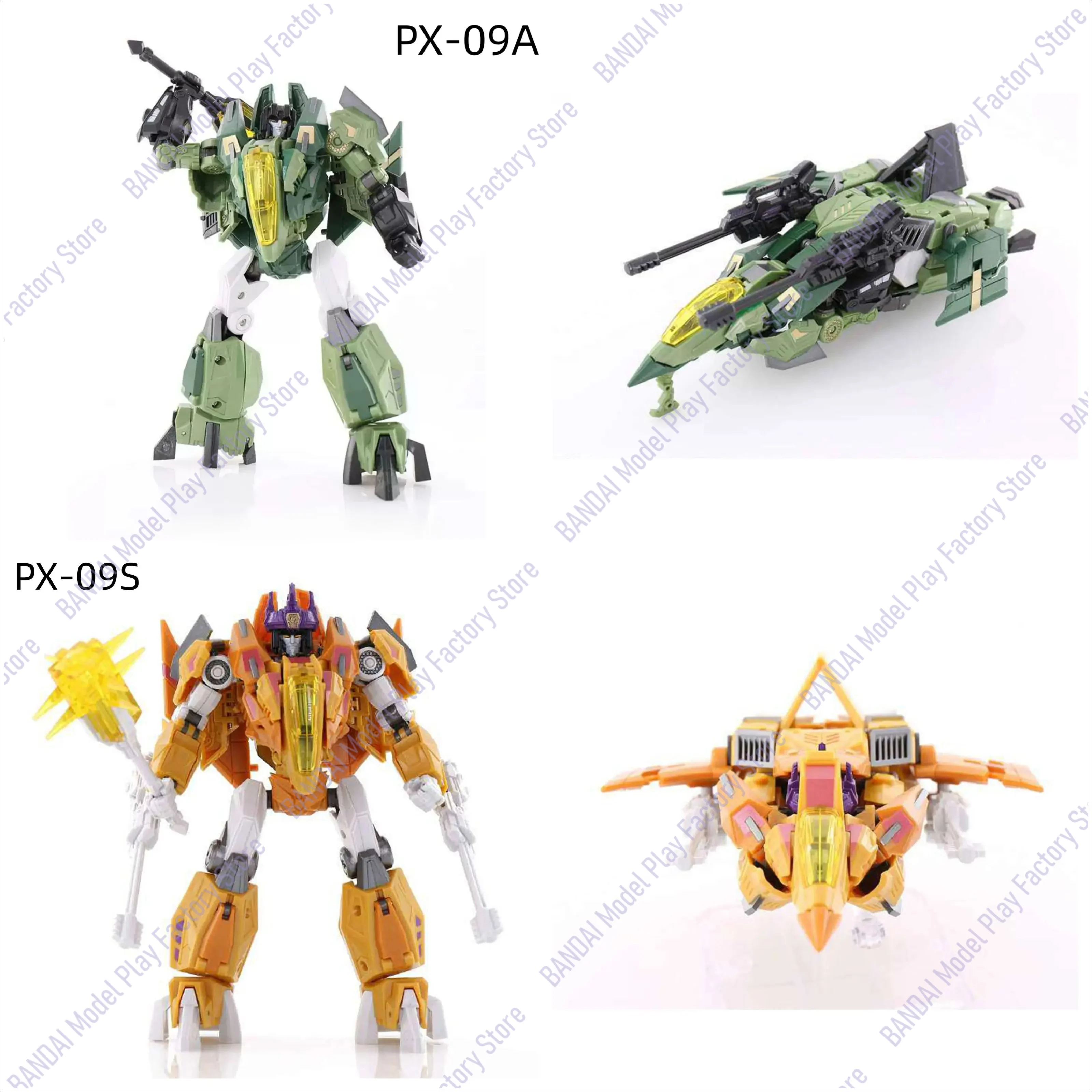 В наличии: Оригинальные фигурки-роботы Planet-X Transformation PX-09A Acid Storm и PX-09S Sunstorm