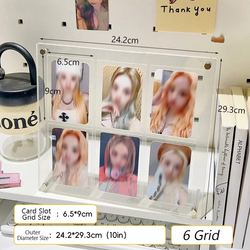 

7/10/12 Inch Acrylic Photo Frame Kpop Photocard Stand Idol CD Picture Frame Photo Card Protector Frame Display Room Desktop Deco