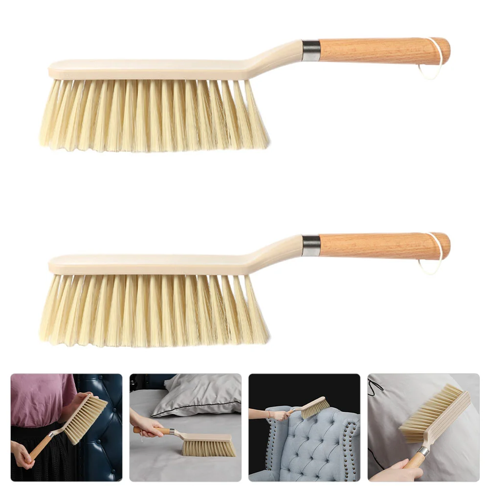 

2 Pcs Detergent Cleaning Brush Long Handle Floor Sofa Carpet Cleaner Scrub Wooden Sweeping