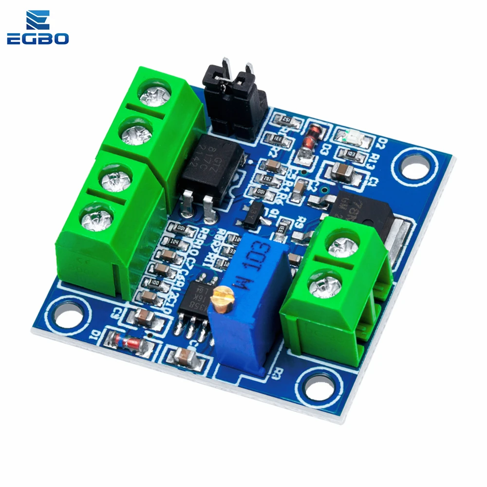 PWM to Voltage Converter Module 0%-100% to 0-10V for PLC MCU Digital to Analog Signal PWM Adjustabl Converter Power Module