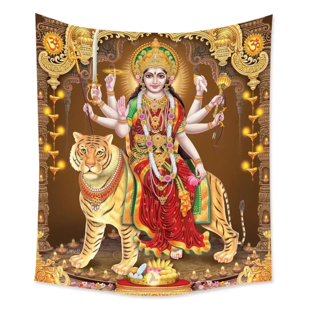 Indian God Thailand Religion Shiva Ganesha Parvati Buddhism Meditation Mats Carpet Wall Hanging Mandala Hippe Elephant Tapestry