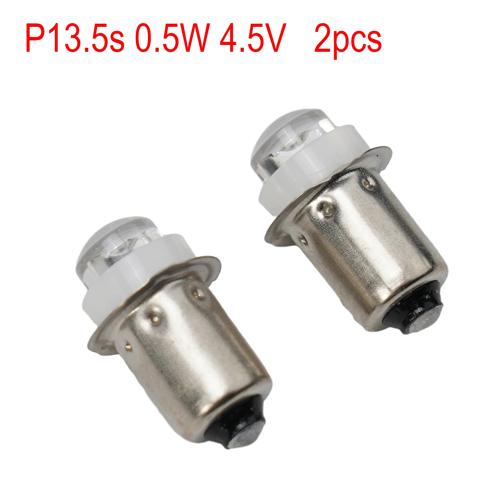 High Quality Hot New Sale Flashlight Bulb For Torch Lamp Sports 1 Pair 2 Pcs/set Replacement Silver Accessories