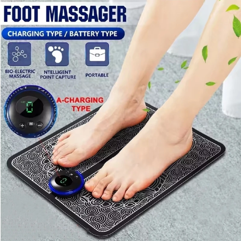 

Muscle Electrostimulation Apparatus Ems Massage Electric Foot Pad Pengurut Kaki Feet Simulator Patch Stimulator Massager