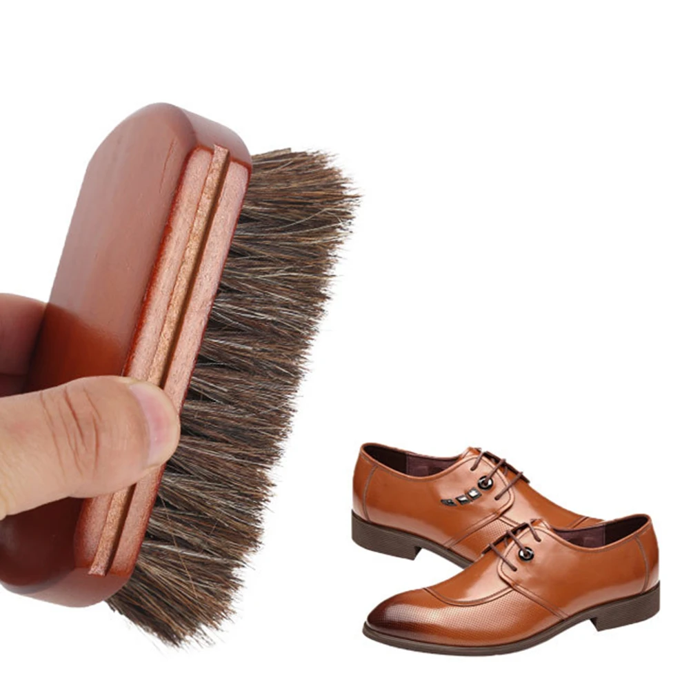 

Shoe Brush Shine Brush Boot and Horsehair Brush