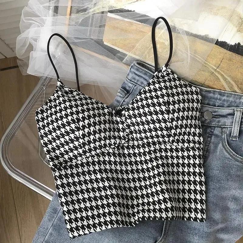 Sommer Damen Crop Top Wireless Push-Up Gepolstertes Tanktop Schlankes Ärmelloses Camisole Casual Sportbekleidung