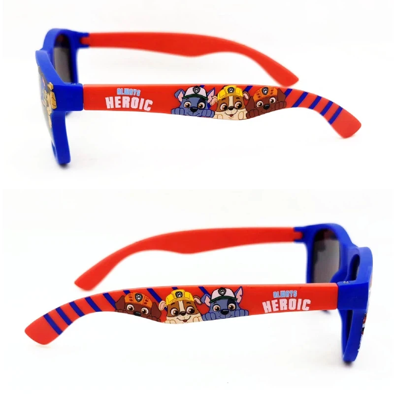 Paw Patrol Chase Rubble Kids Eyewear Light Tinted UV Protection Eye Glasses Cartoon Silicone Flexible Outdoor Summer Cosplay view 4