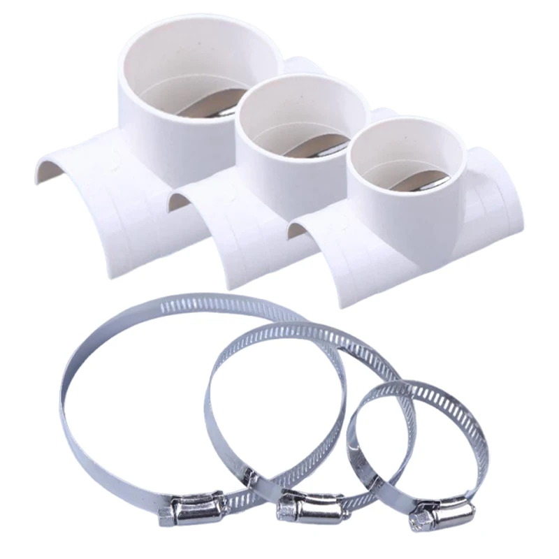 

Ремонтный соединитель для труб из ПВХ, Т-образный фитинг, адаптер для дренажных труб, соединители для труб для дома, улицы и промышленного применения, сантехнические аксессуары