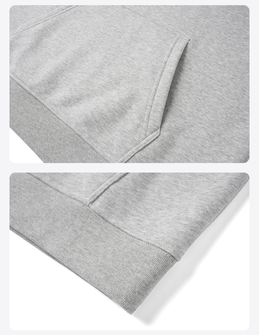 SIMWOOD 2026 Spring New Oversize Back Moutain Print Hoodies Men 340gsm Warm Brushed Lining Fabric Sweatshirts