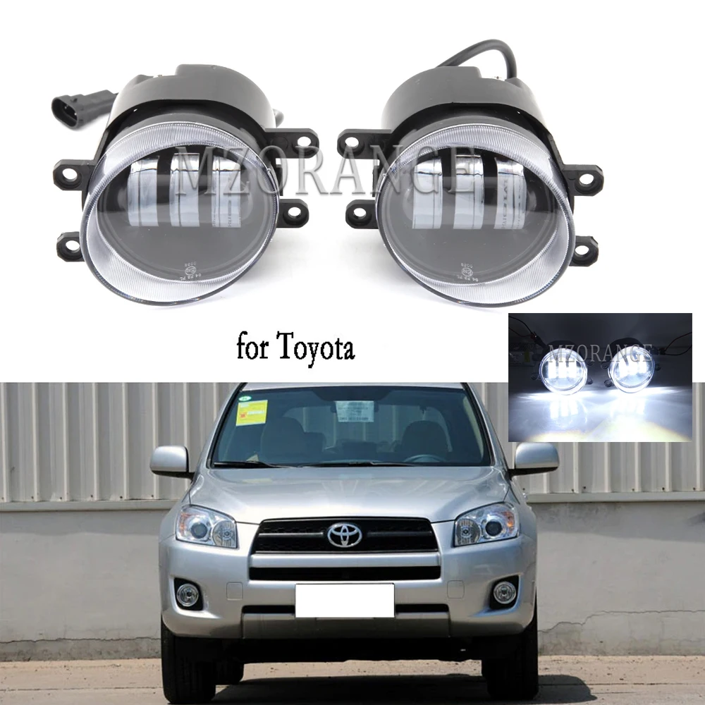 

Fog Lights for Toyota RAV4 RAV 4 2009-2012 Halogen LED Headlights Foglights Wiring Harness Grilles Switch Kit Accessories