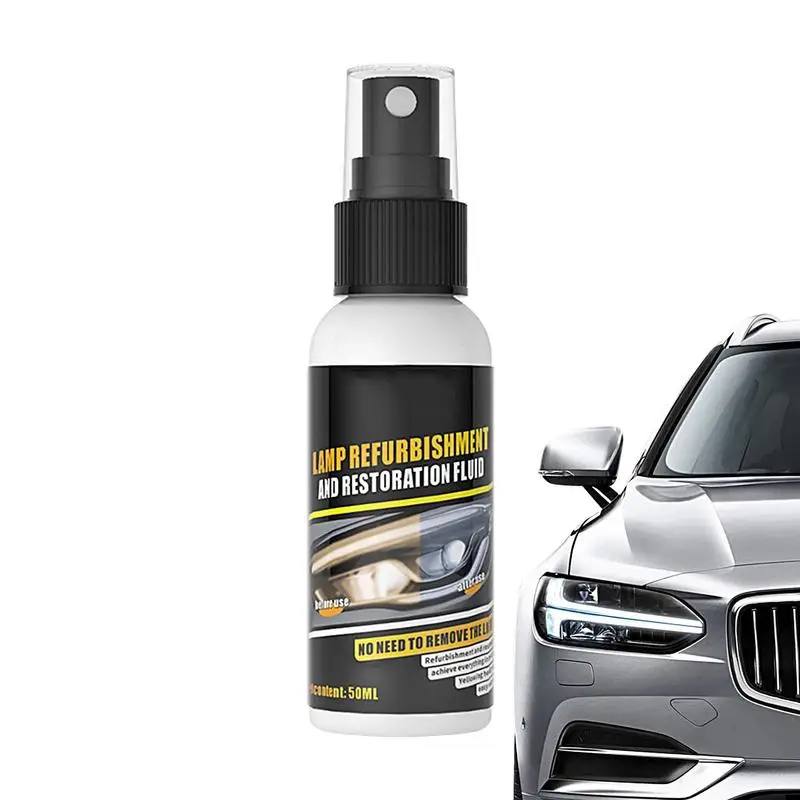 

50ml Long-Lasting Car Headlight Polishing Agent Scratch Remover Repair Renewal Headlight Restoration Kit Auto Accessories