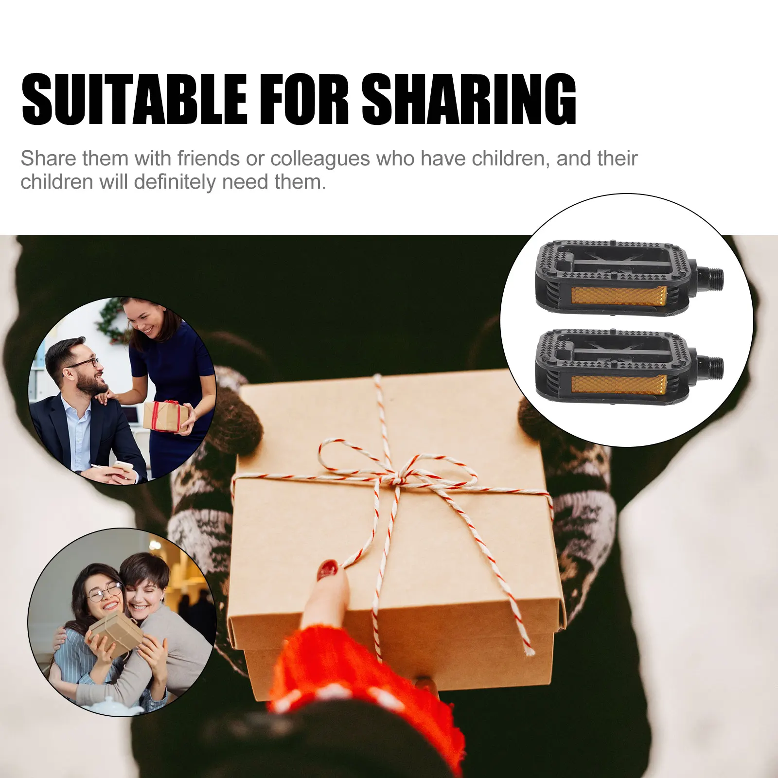 

1 пара велосипедных педалей для шоссейного велосипеда, противоскользящая расширенная платформа, сменный герметичный подшипник, легкие аксессуары для велоспорта