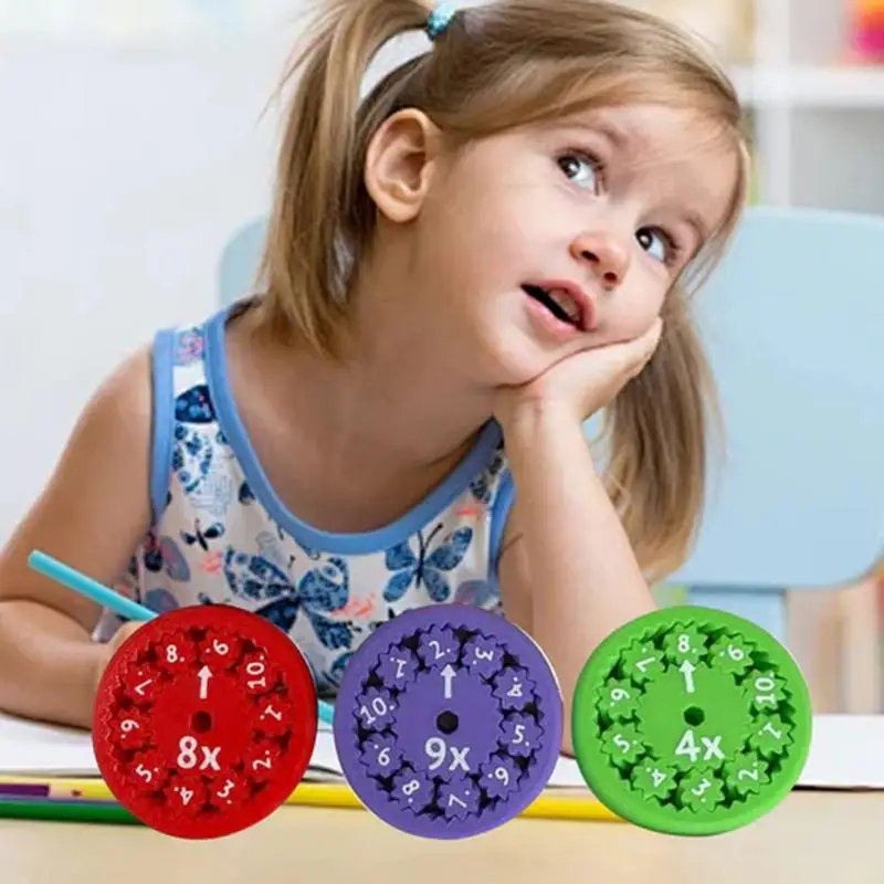 9/18 pcs Math Fact Sensory Spinner Hand Spinner Sensory Spinner Learning  Education Toys For Favors Math Games Learning