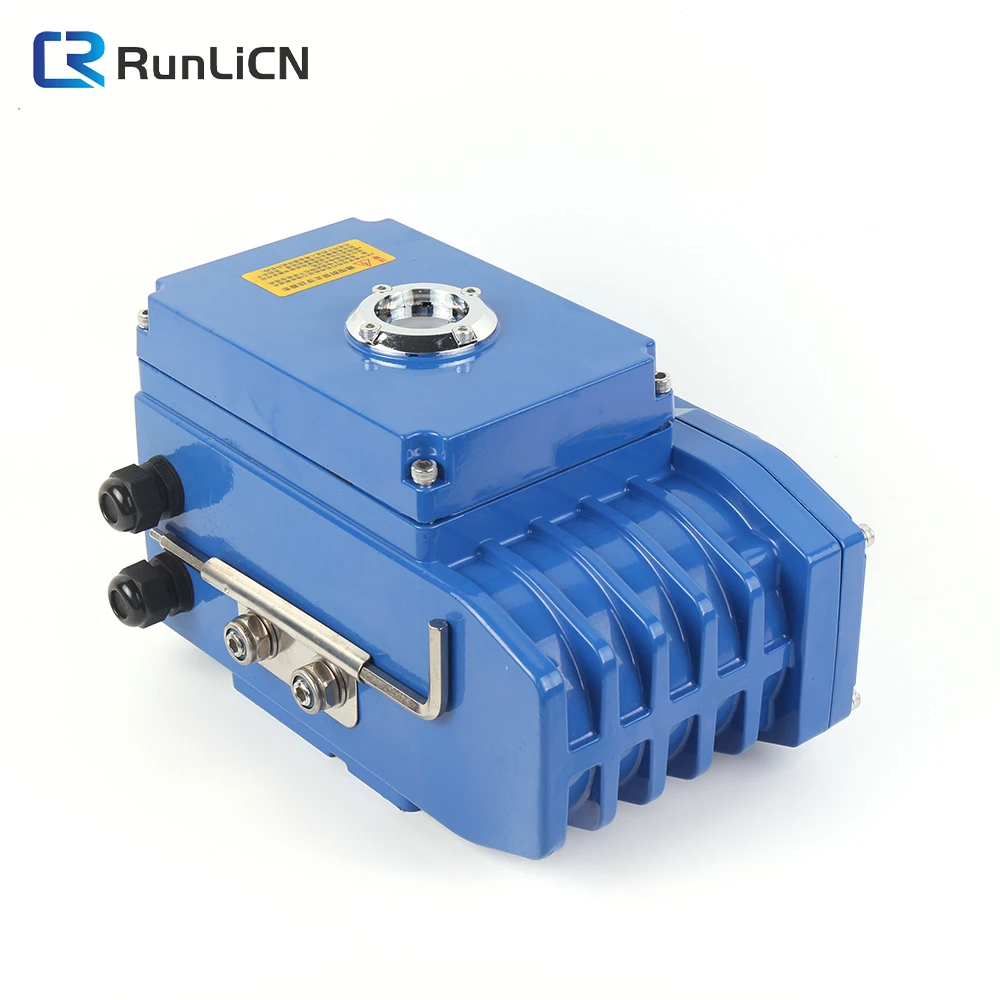 Atuador elétrico Válvula, Atuador elétrico, Curso angular