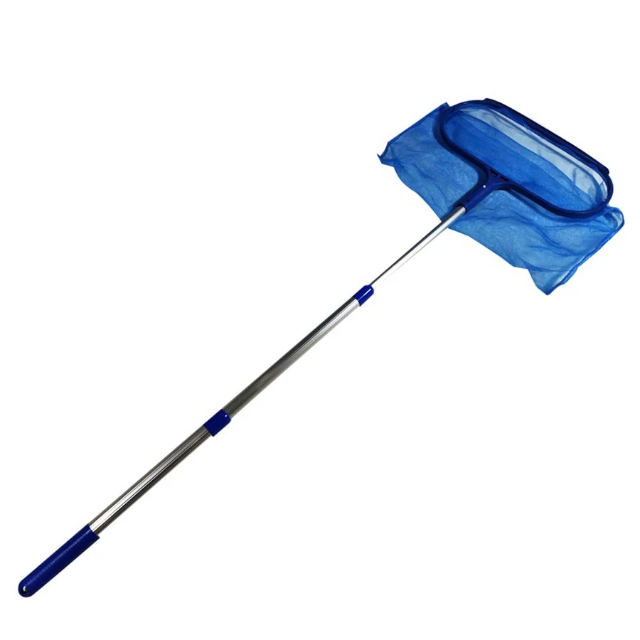 Swimming Pool Accessories Skimmer Net with Adjustable Telescopic Pole Deep Bag Net Water Surface Debris Cleaning Net HOT