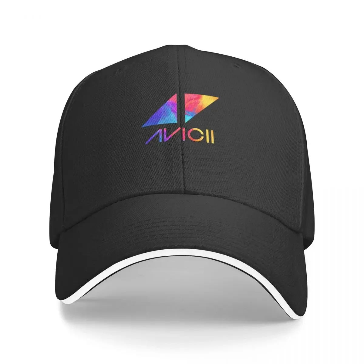 

Avicii text and logo colorfulessential t shirt Baseball Cap Thermal Visor Golf Luxury Brand Caps Women Men's