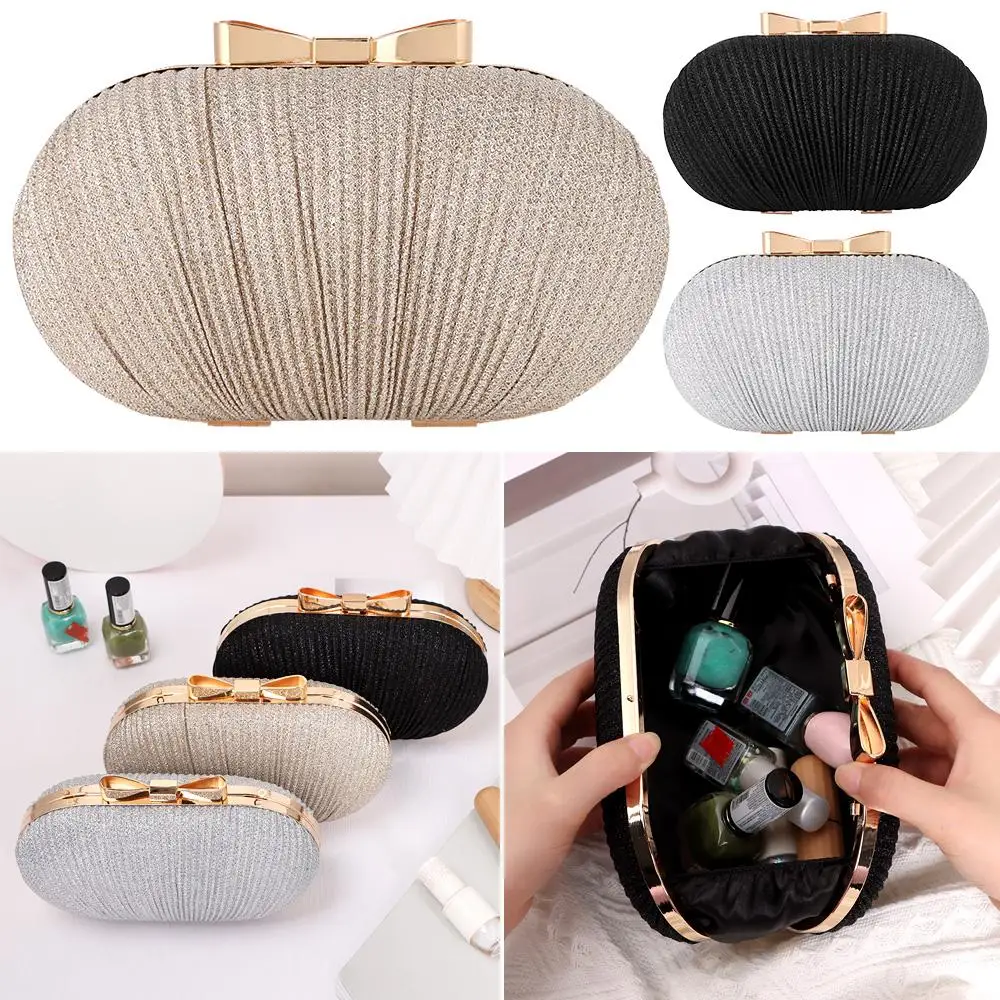 

Wedding Beaded Egg Shape Clutch Chain Purse Shoulder Evening Bag