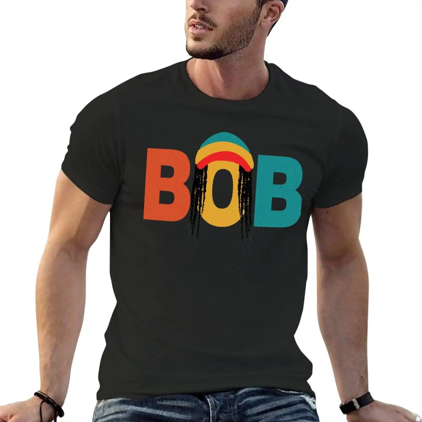 Awesome Day Bob Funny Men Marley Women Who Love T-Shirt street wear blacks vintage sublime t shirts for men