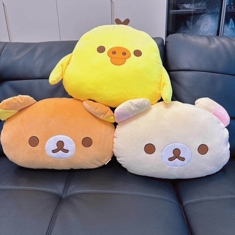 

Very Soft Rilakkuma Plush Toy Comfortable Cute Bear Chick Pillow Soft Kiiroitori Stuffed Anime Plushies Home Decor Gifts Girl