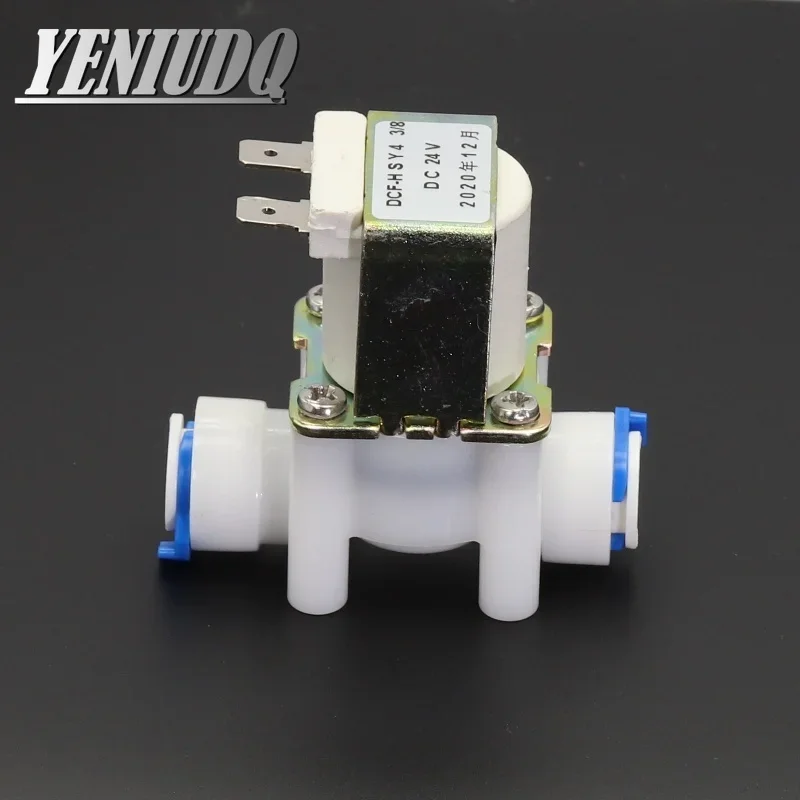 Kunststof magneetventielen Drinkfonteinen 12V 220V RO-machines, pijpleidingmachines, in-line kleppen 3/8\