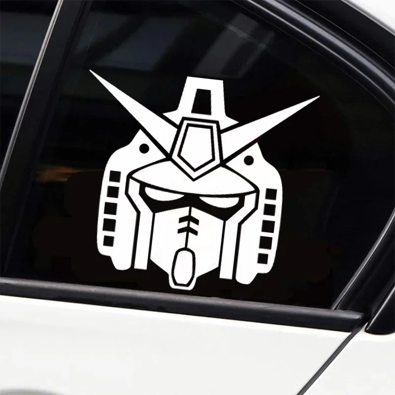 Gundam Anime Cartoon Car Stickers Fashion Creative Decals Rear Windshield Trunk Reflective Stickers Decal Decoration Accessories