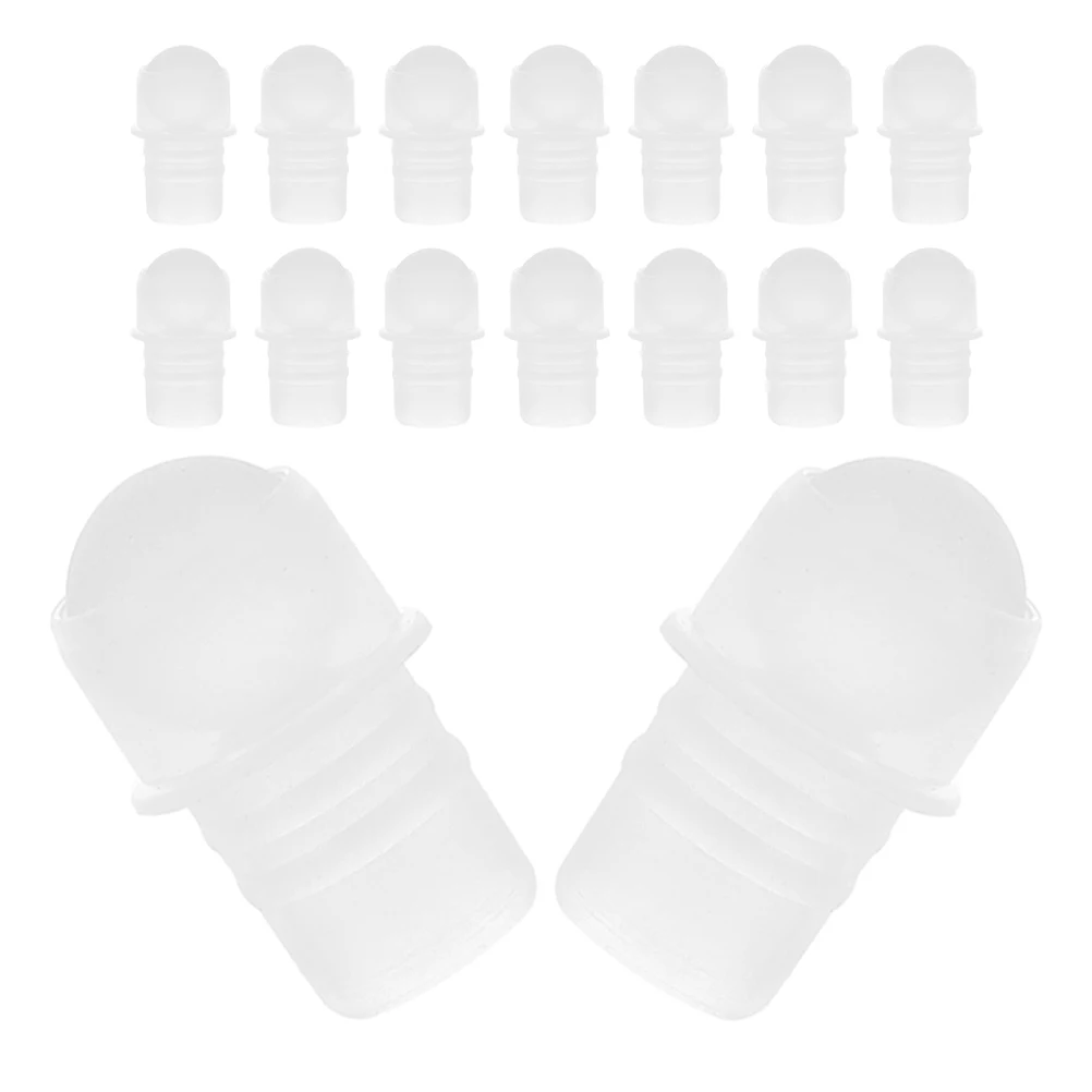 

40Pcs Roller Ball Inserts 13 Teeth Roll on Bottles Refillable Glass Bottles Essential Oil Perfume Roller Applicators
